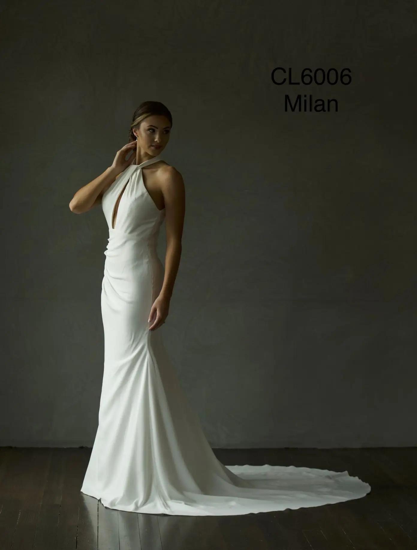 simple bridal dress